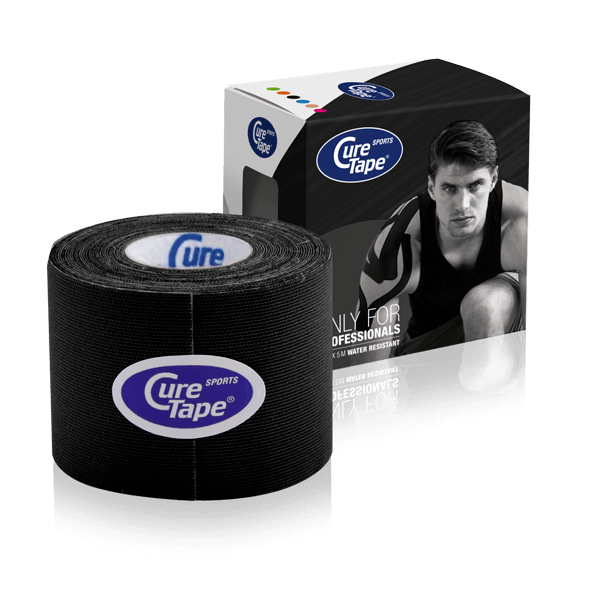 CureTape Sports 5cm x 5m Zwart