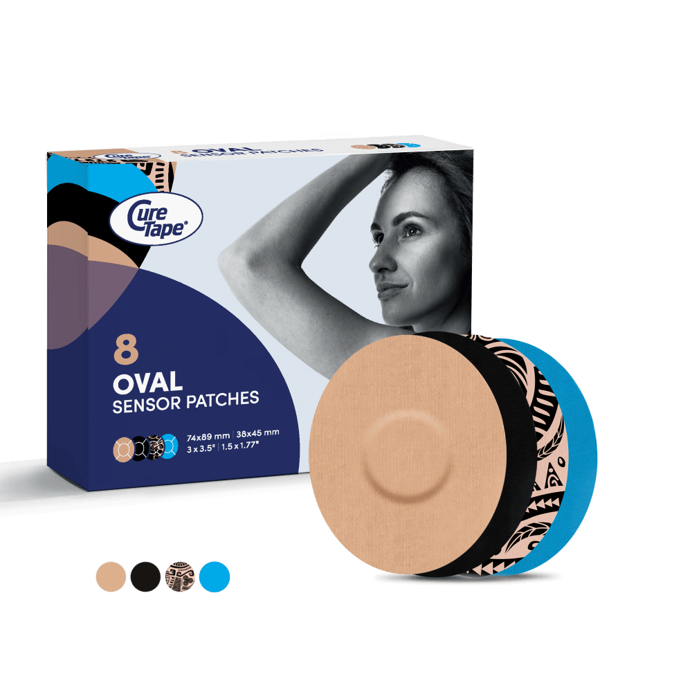 CureTape® Sensor Patches Oval MIX (8 stuks)