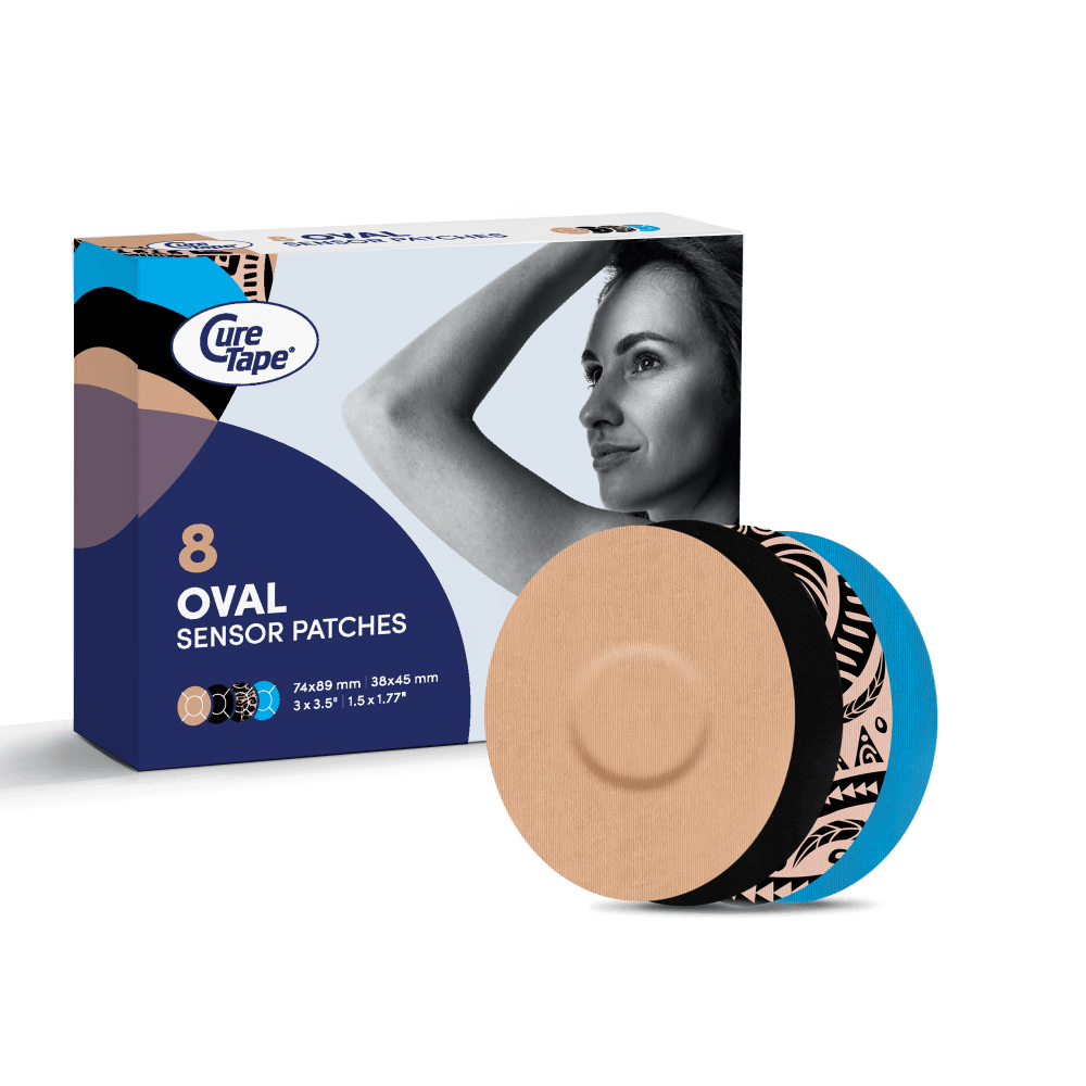 CureTape® Sensor Patches Oval MIX (8 stuks) - Image 2