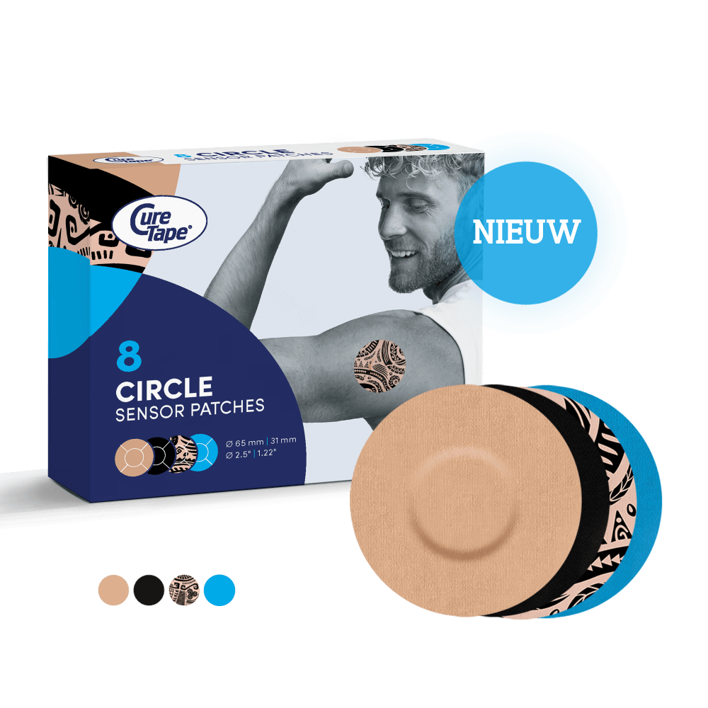 CureTape® Sensor Patches Circle MIX (8 stuks)