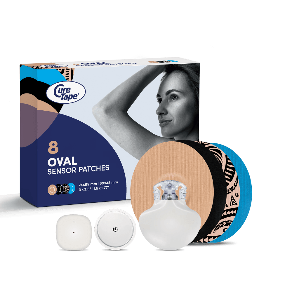CureTape® Sensor Patches Oval MIX (8 stuks) - Image 3